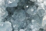 Sky Blue Celestine (Celestite) Crystal Geode Section - Madagascar #210387-4